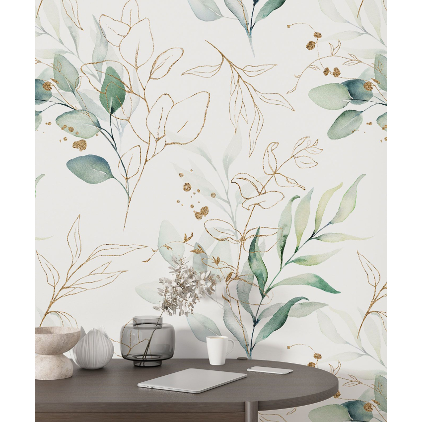 Papier peint motif XL - Motif botanique