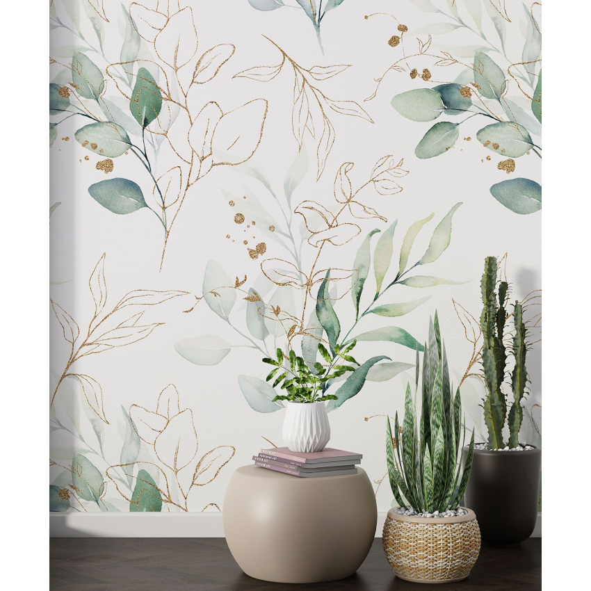Papier peint motif XL - Motif botanique