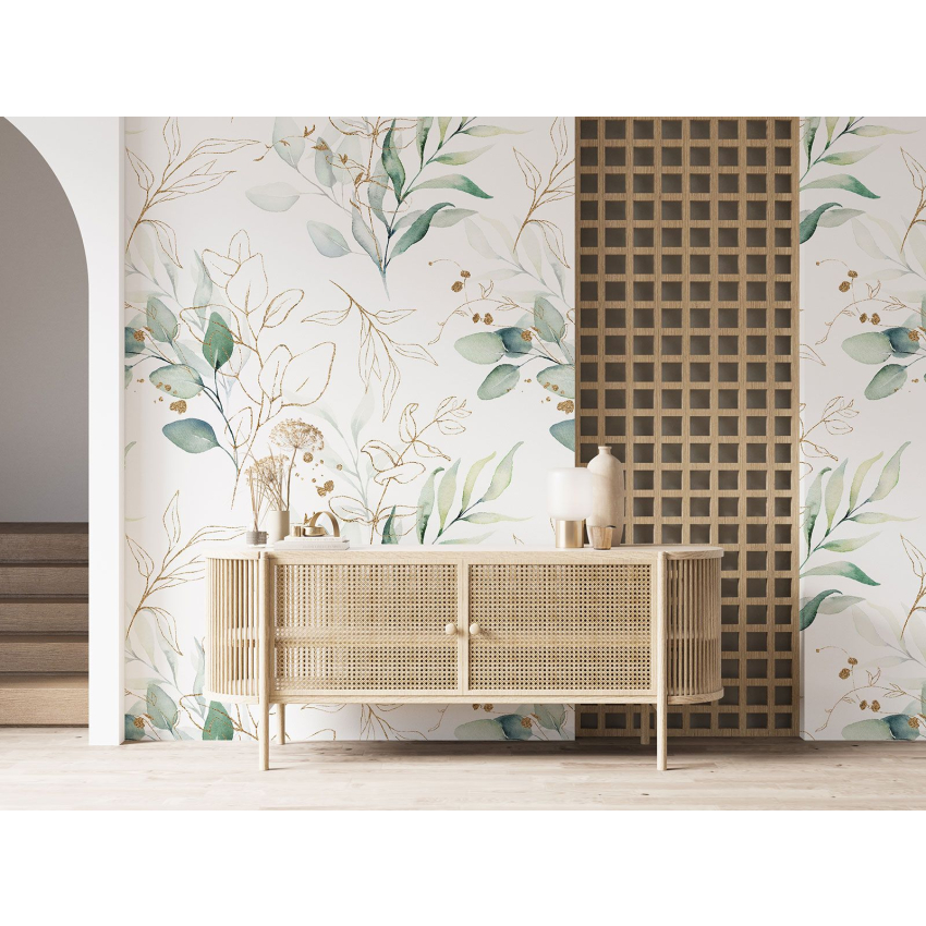 Papier peint motif XL - Motif botanique