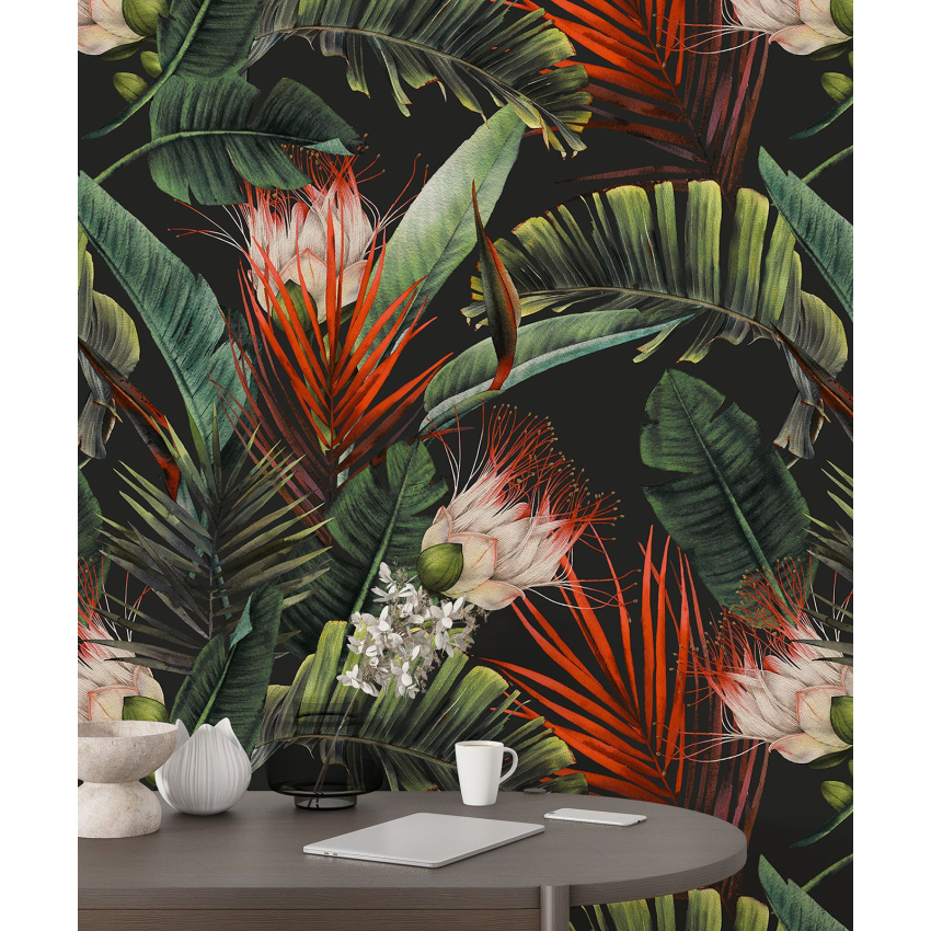 Papier peint motif XL - Motif botanique