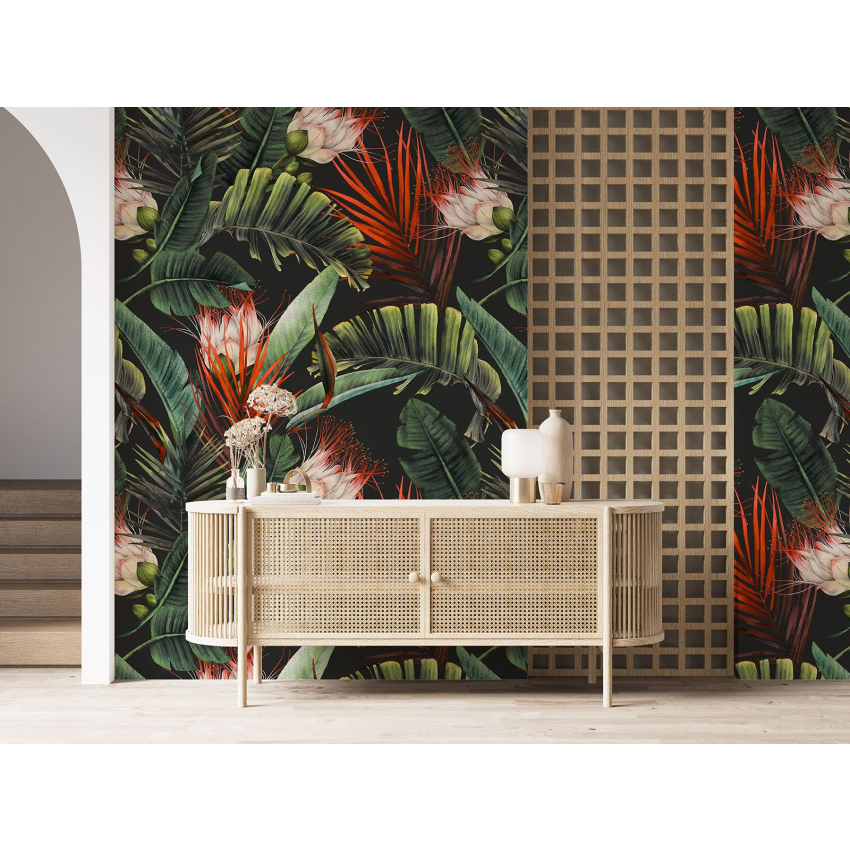 Papier peint motif XL - Motif botanique