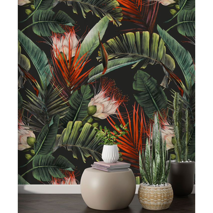 Papier peint motif XL - Motif botanique