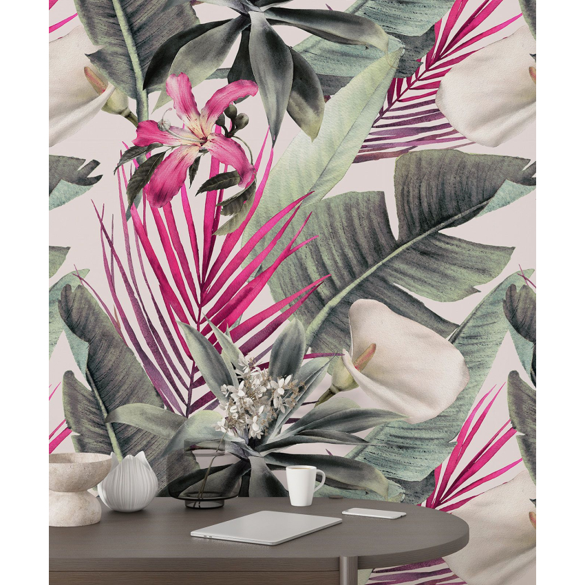 Papier peint motif XL - Motif botanique