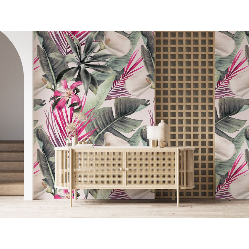 Papier peint motif XL - Motif botanique