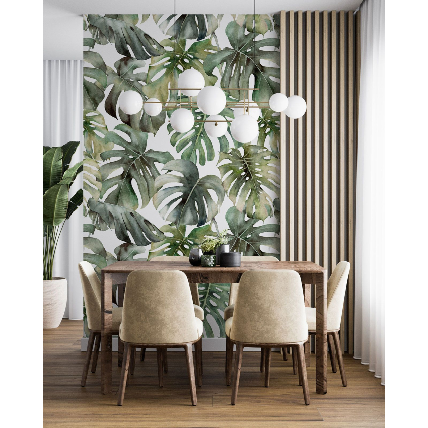 Papier peint motif XL - Motif botanique