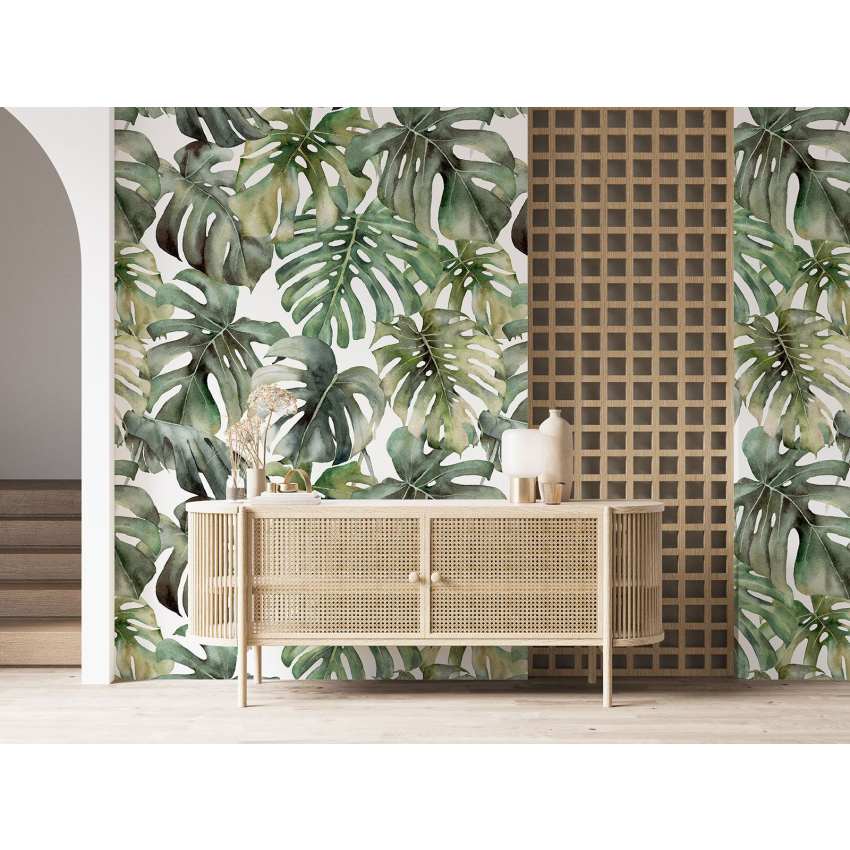Papier peint motif XL - Motif botanique