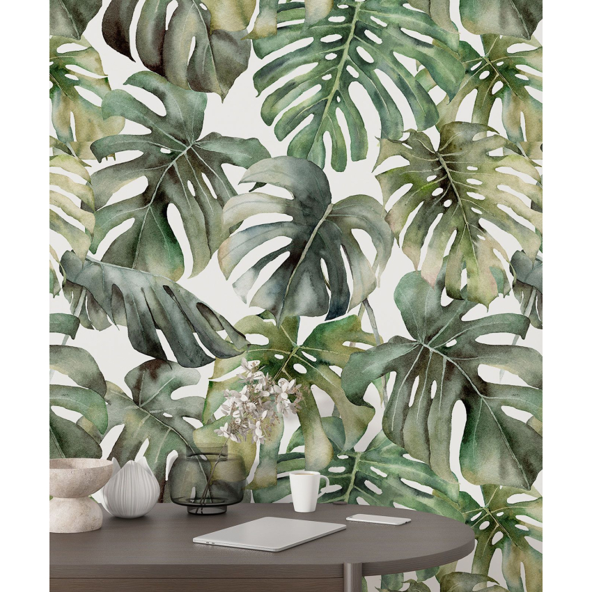 Papier peint motif XL - Motif botanique