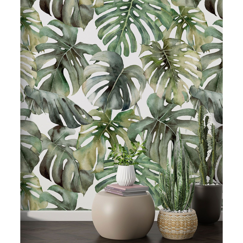 Papier peint motif XL - Motif botanique