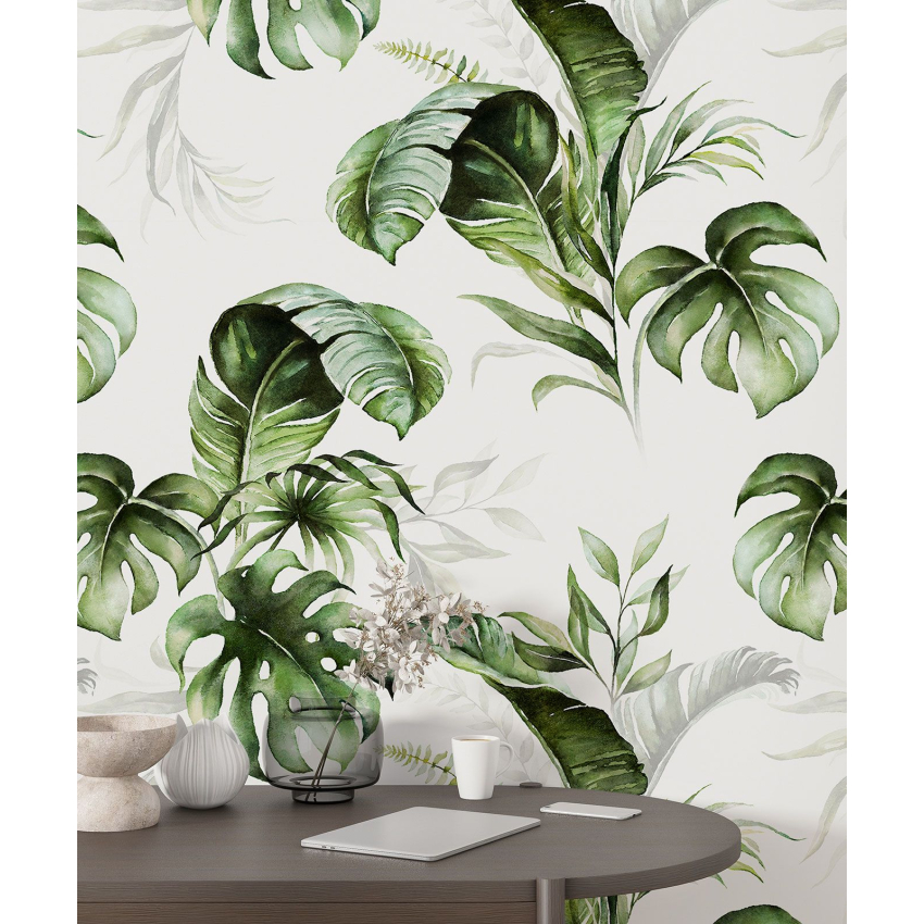 Papier peint motif XL - Motif botanique