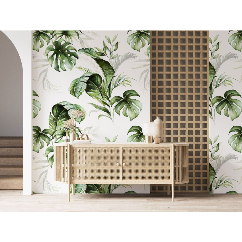 Papier peint motif XL - Motif botanique