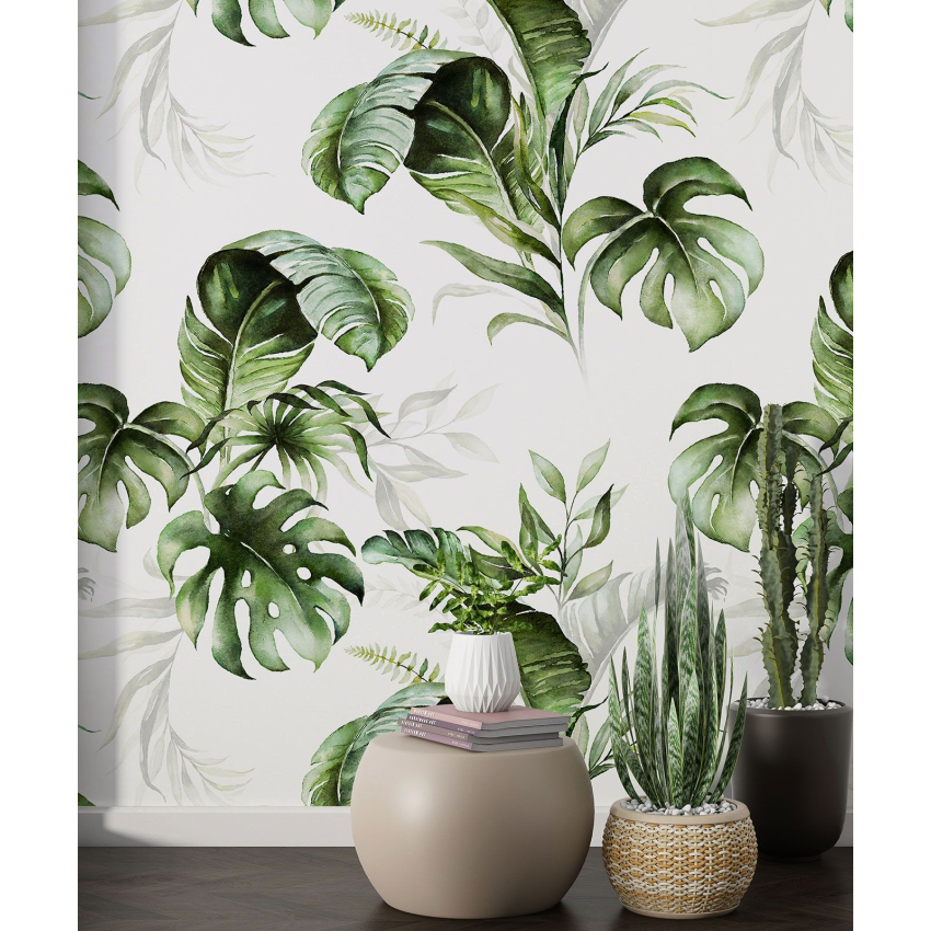 Papier peint motif XL - Motif botanique