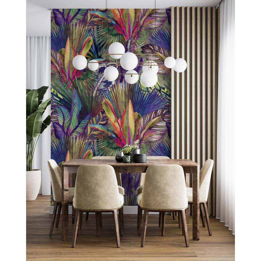 Papier peint motif XL - Motif botanique