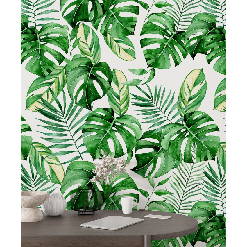 Papier peint motif XL - Motif botanique