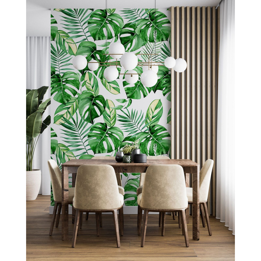 Papier peint motif XL - Motif botanique