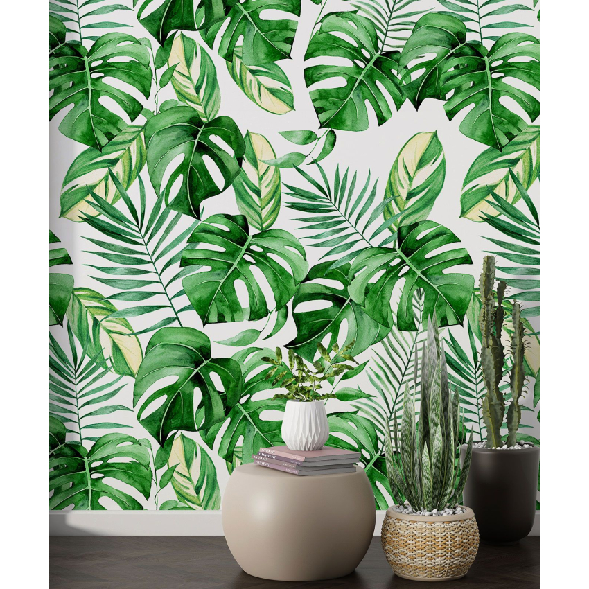 Papier peint motif XL - Motif botanique