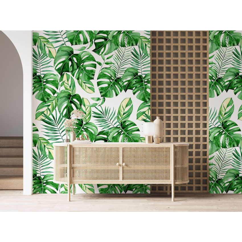 Papier peint motif XL - Motif botanique