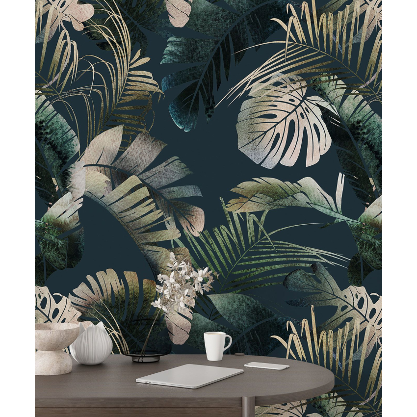 Papier peint motif XL - Motif botanique