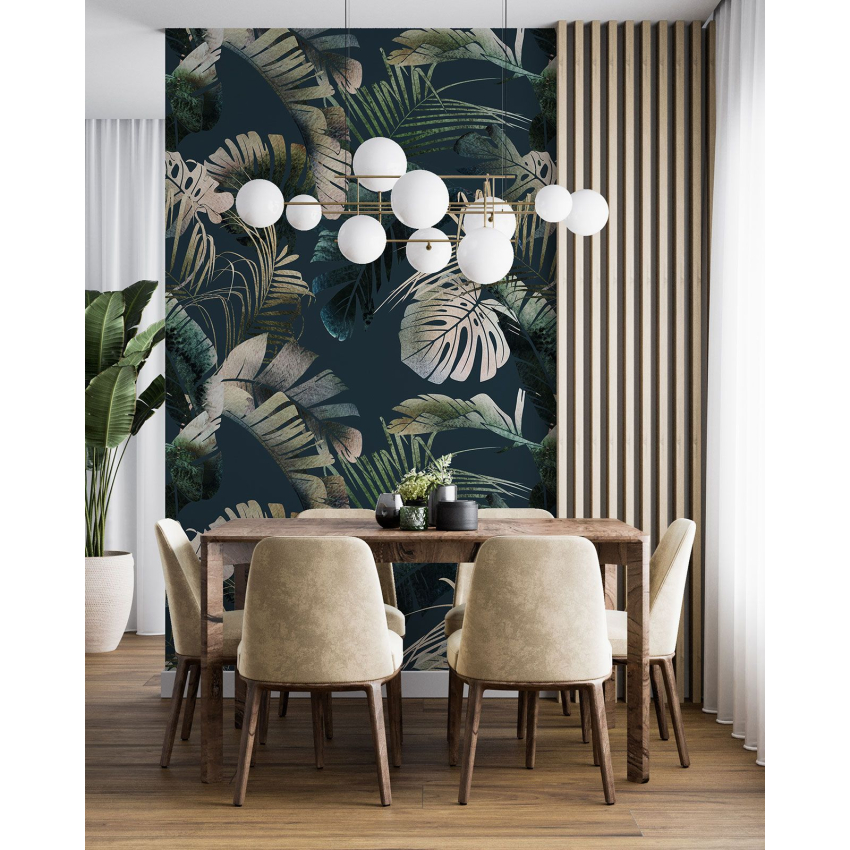 Papier peint motif XL - Motif botanique