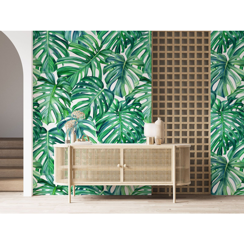 Papier peint motif XL - Motif botanique