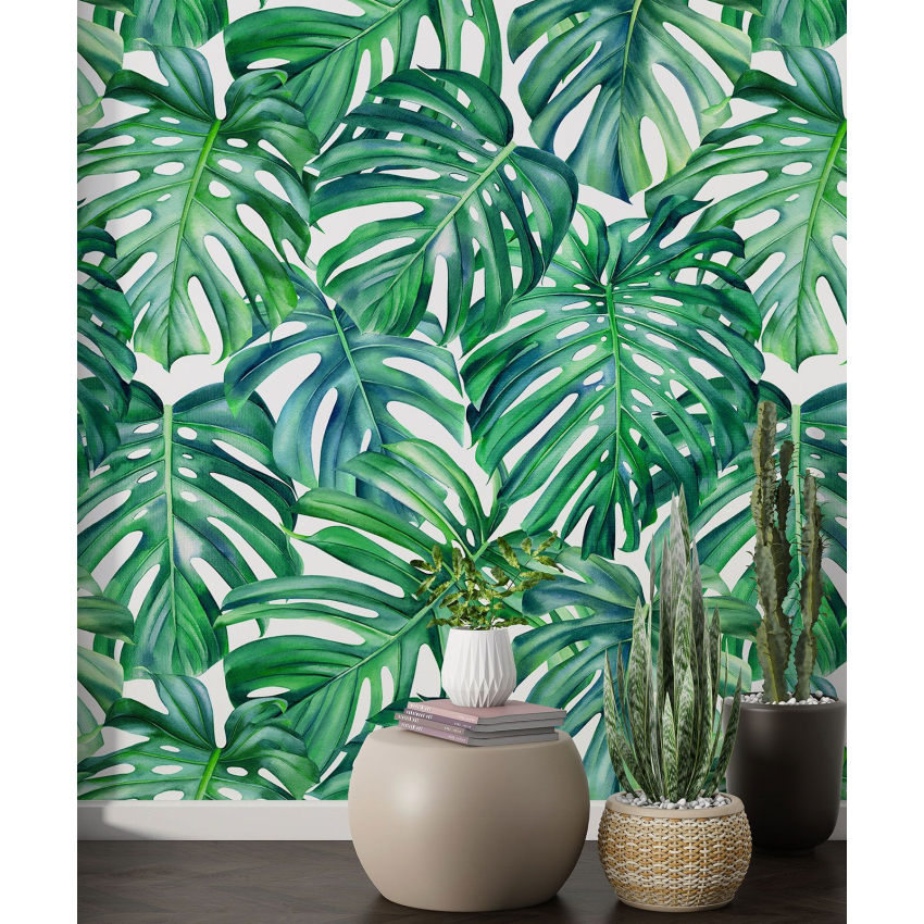 Papier peint motif XL - Motif botanique
