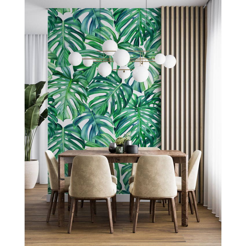 Papier peint motif XL - Motif botanique