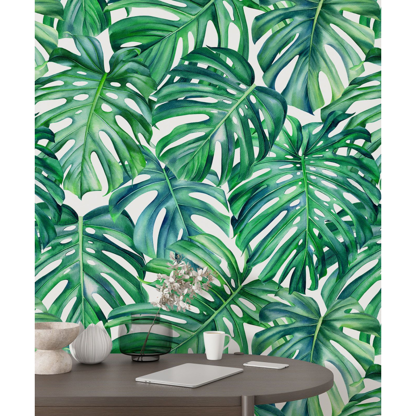 Papier peint motif XL - Motif botanique