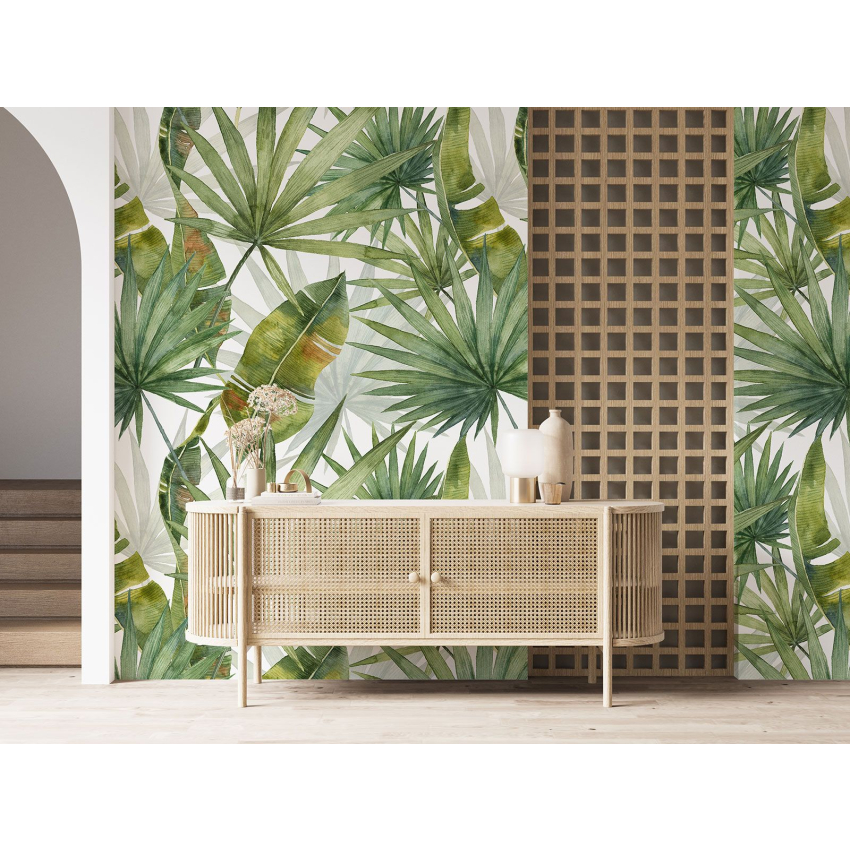Papier peint motif XL - Motif botanique