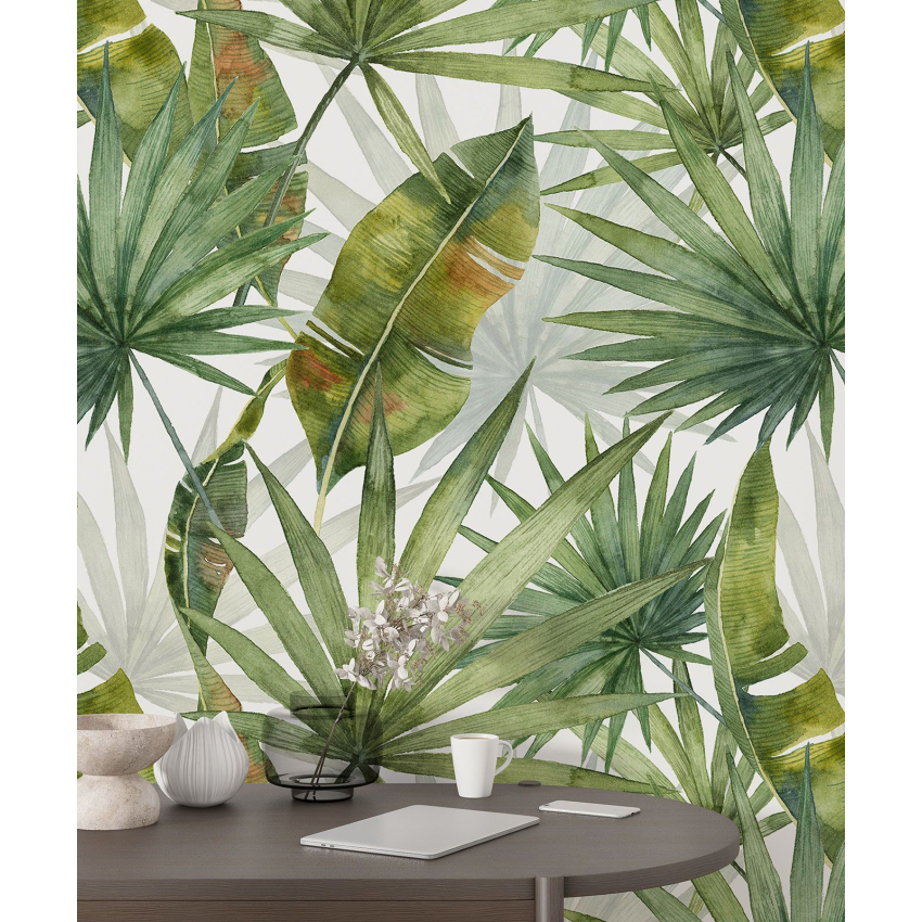 Papier peint motif XL - Motif botanique