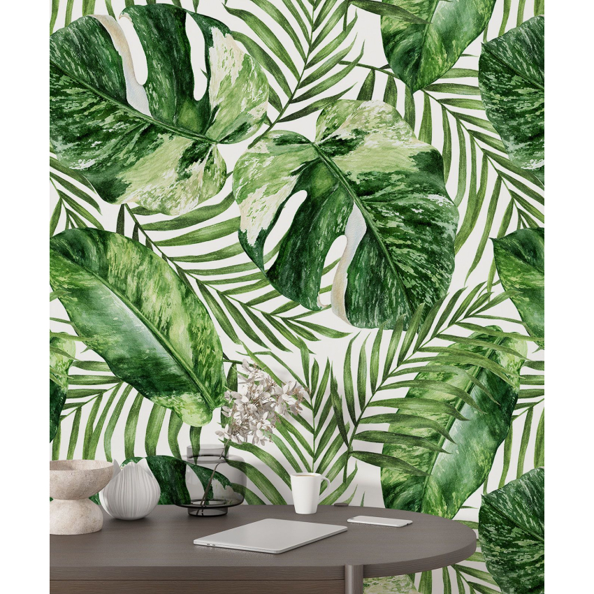 Papier peint motif XL - Motif botanique