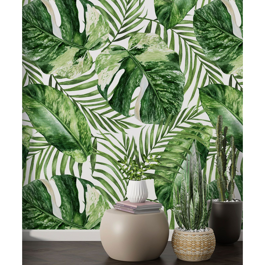 Papier peint motif XL - Motif botanique