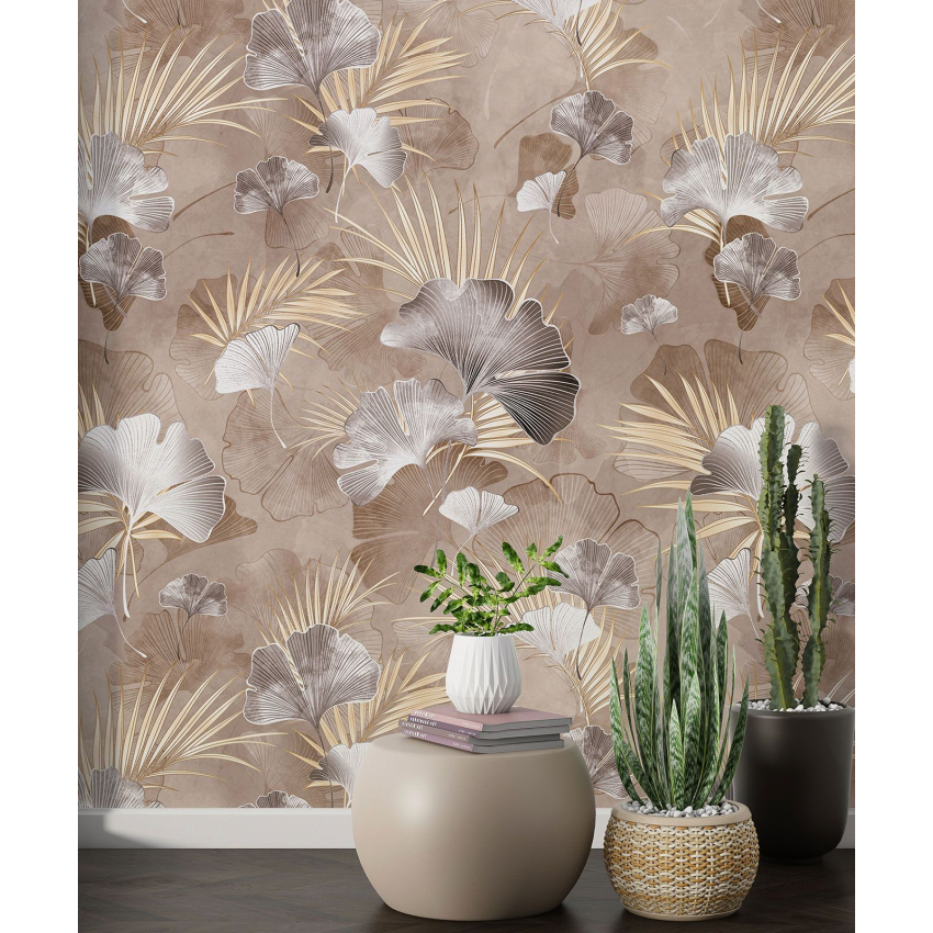 Papier peint motif XL - Motif botanique