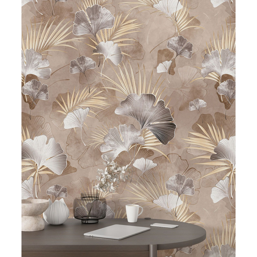 Papier peint motif XL - Motif botanique