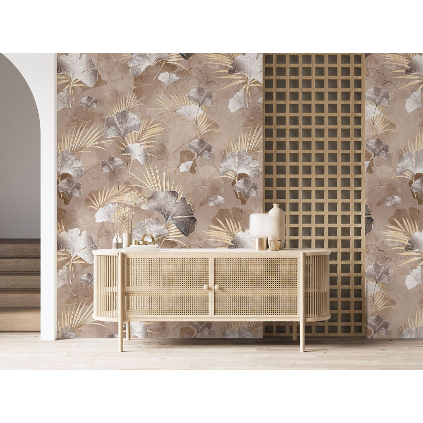 Papier peint motif XL - Motif botanique