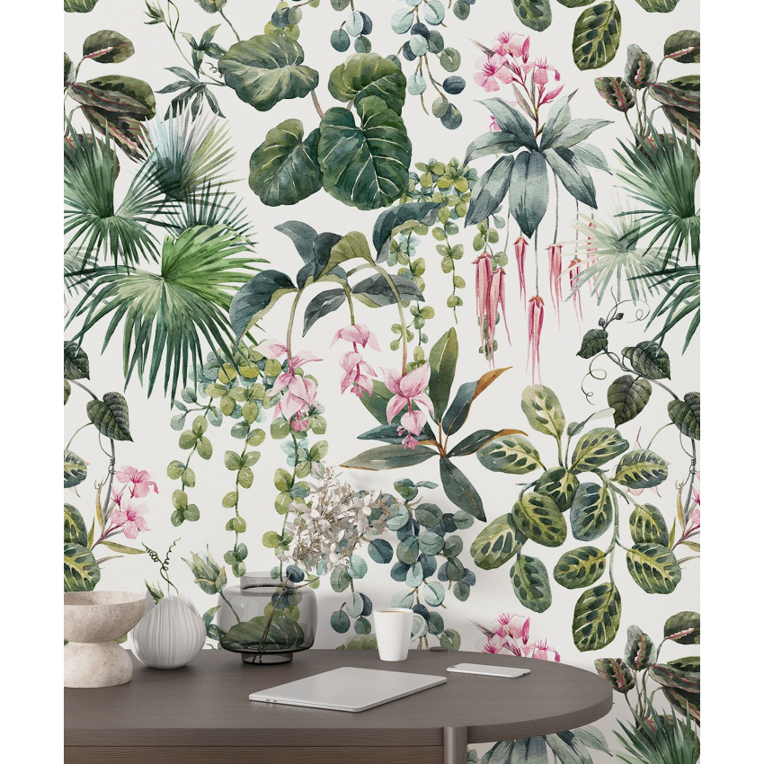 Papier peint motif XL - Motif botanique