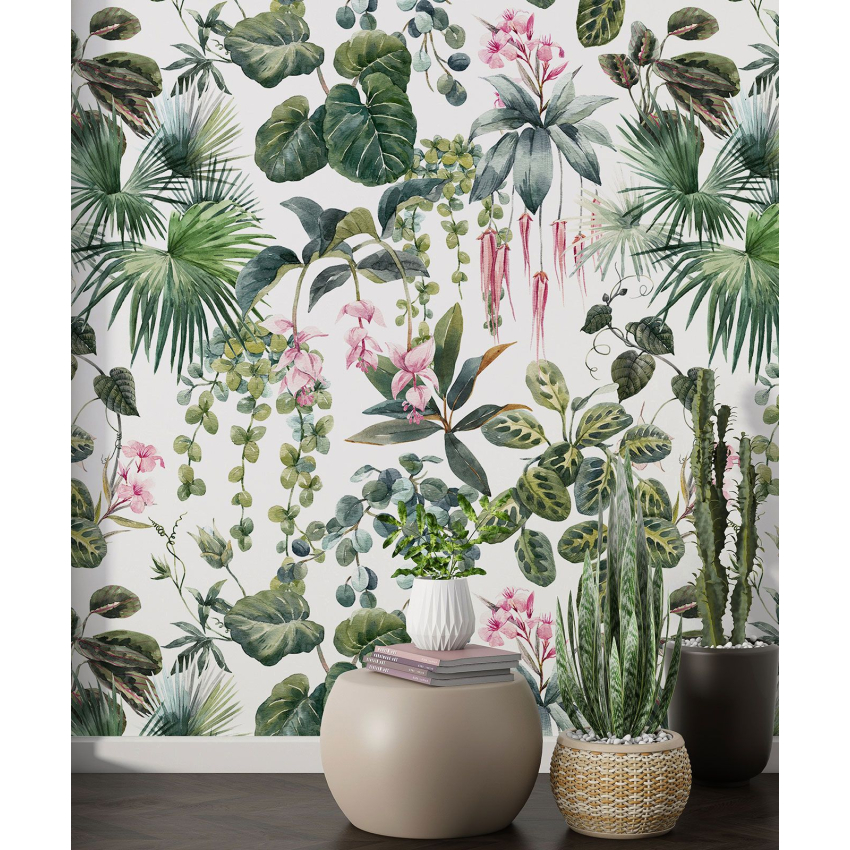 Papier peint motif XL - Motif botanique
