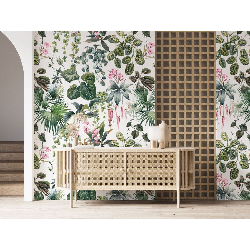 Papier peint motif XL - Motif botanique