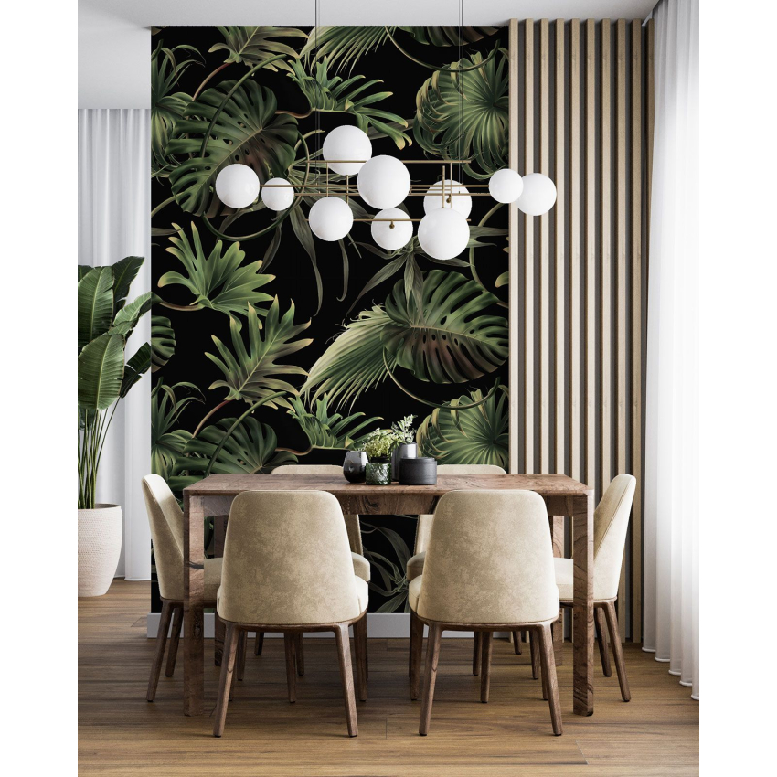 Papier peint motif XL - Motif botanique