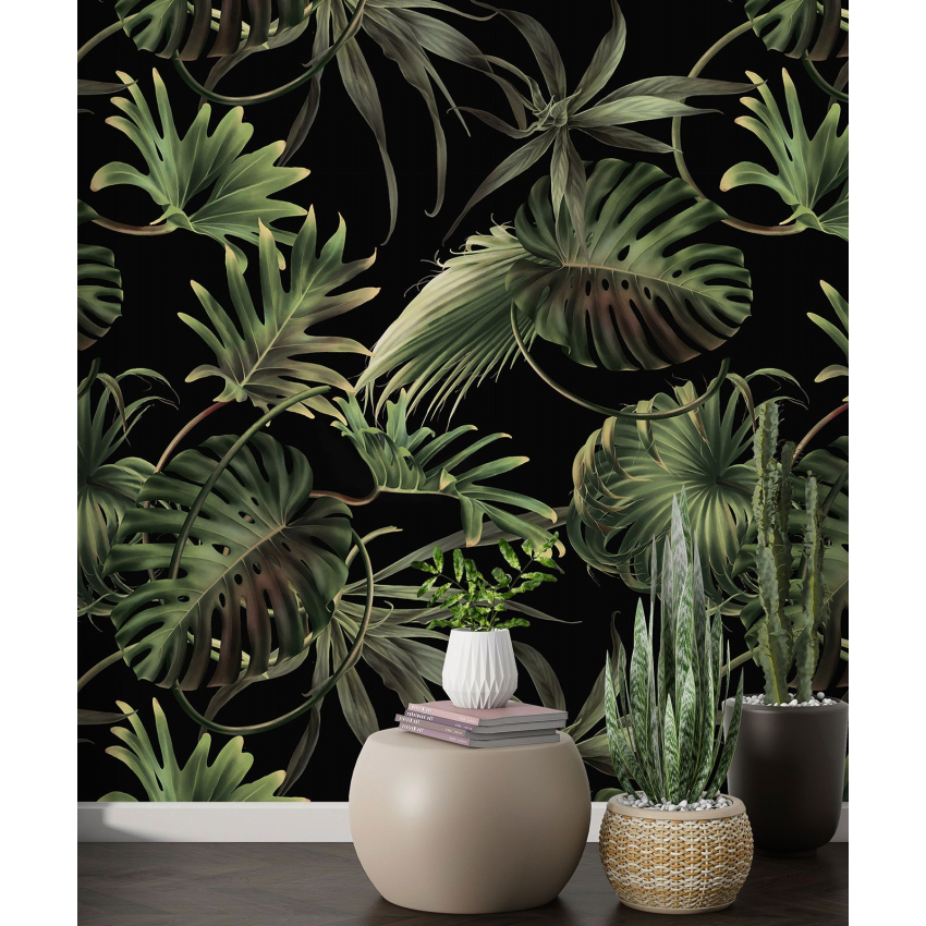 Papier peint motif XL - Motif botanique