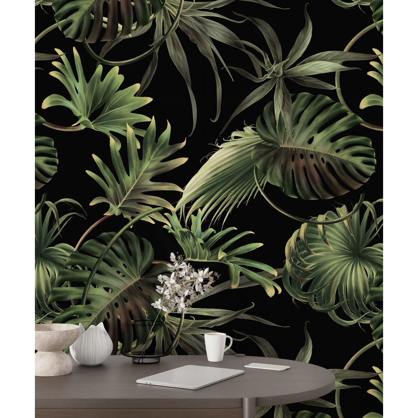 Papier peint motif XL - Motif botanique