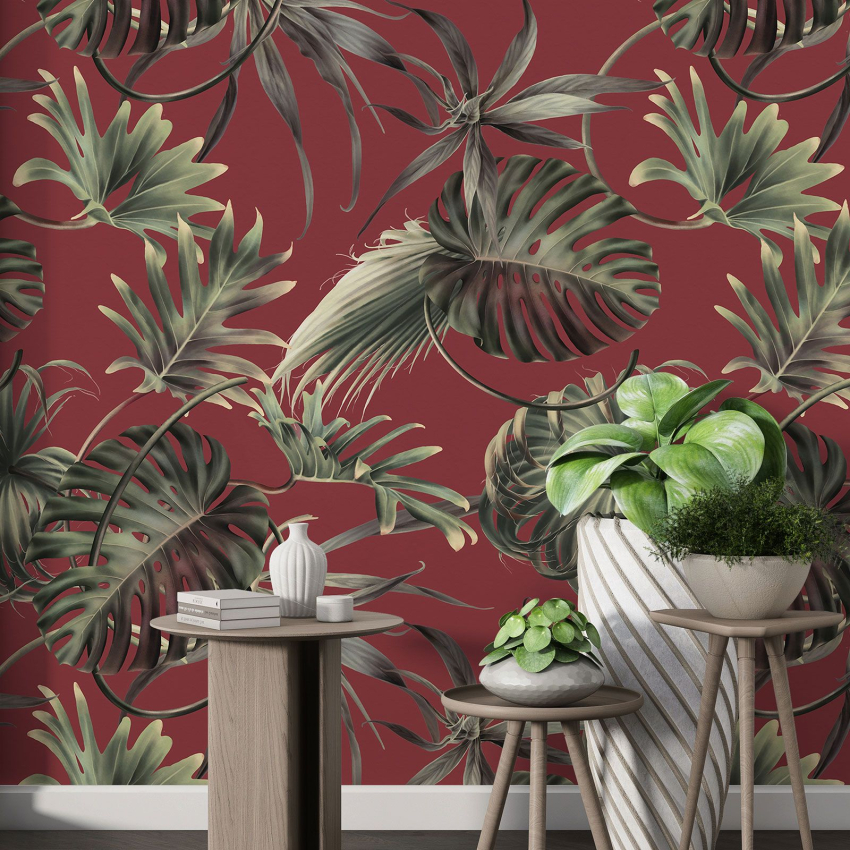 Papier peint motif XL - Motif botanique