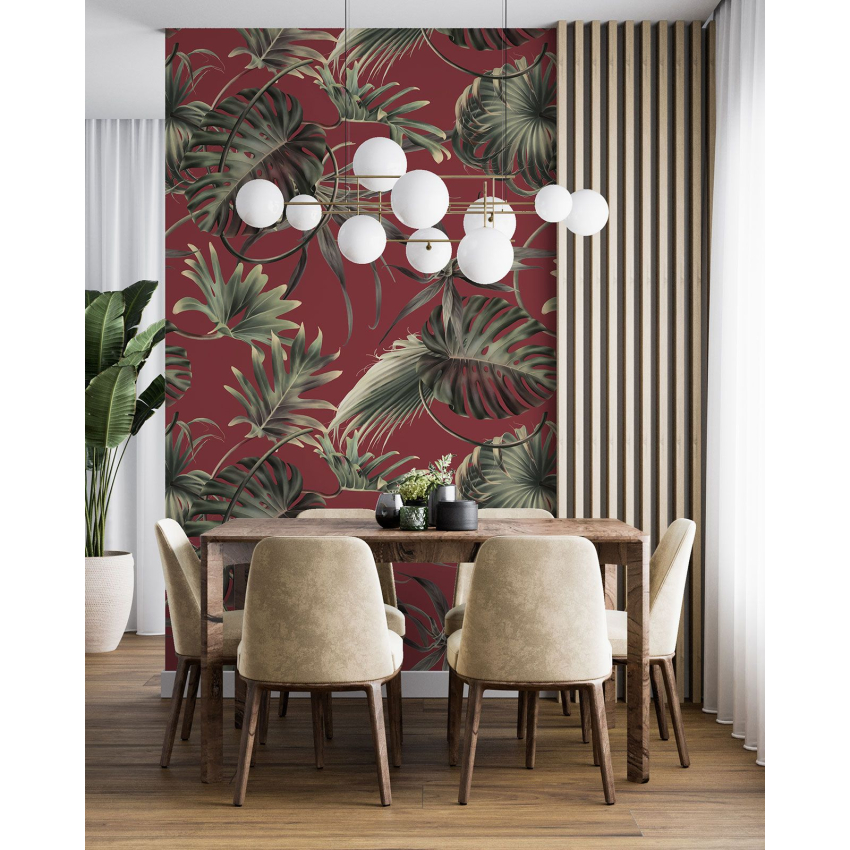 Papier peint motif XL - Motif botanique