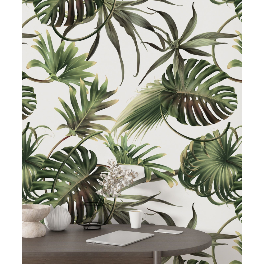 Papier peint motif XL - Motif botanique