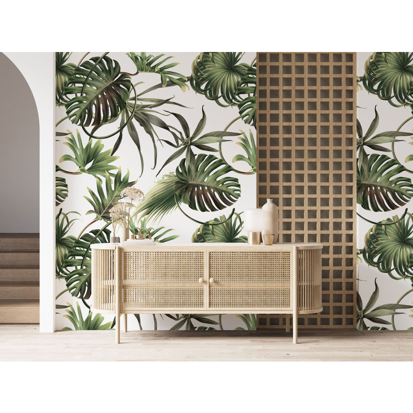 Papier peint motif XL - Motif botanique