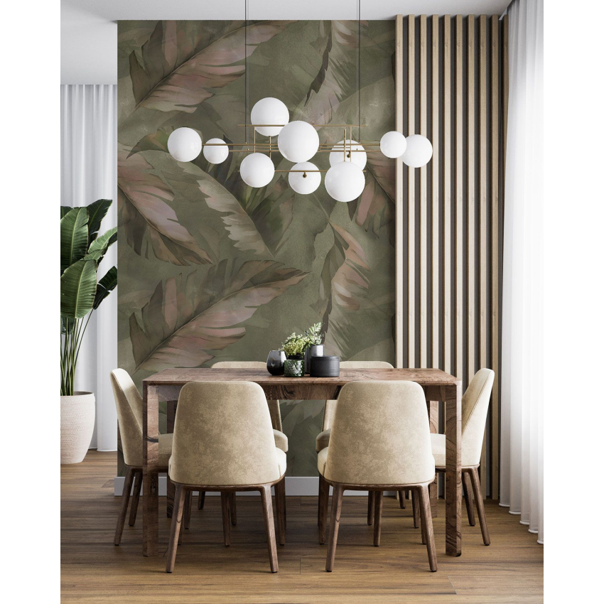 Papier peint motif XL - Motif botanique