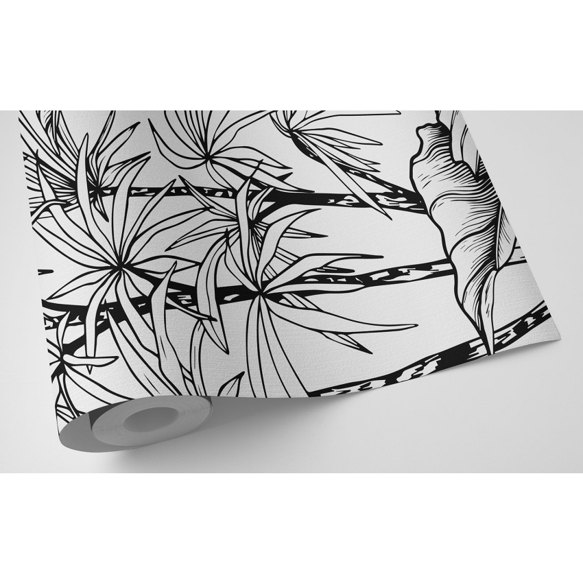 Papier peint motif XL - Motif botanique