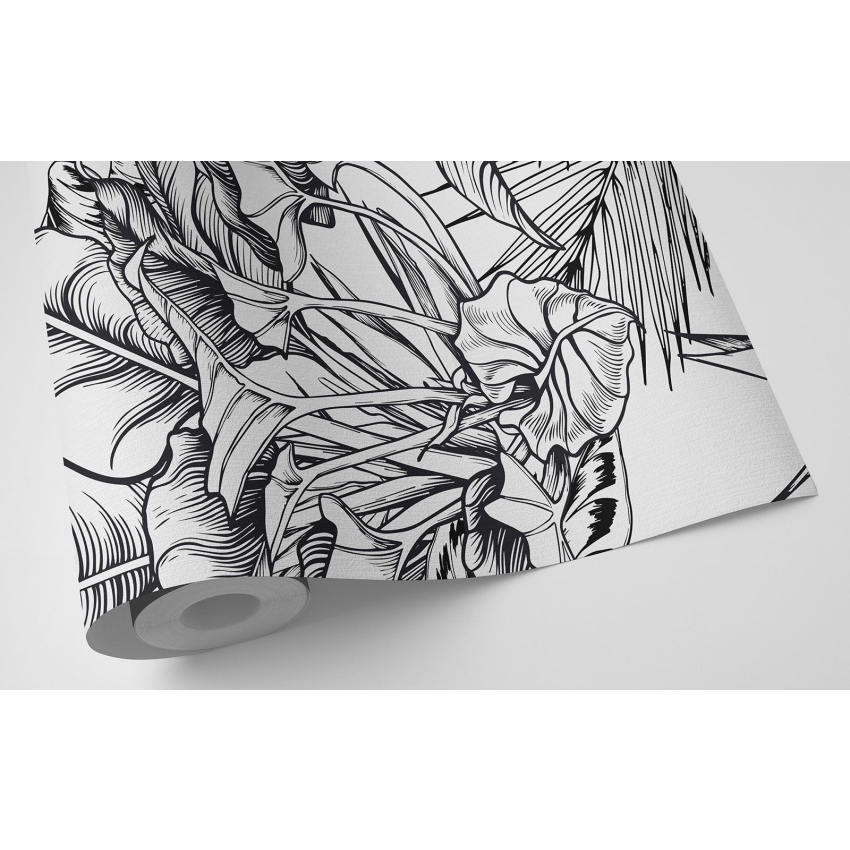 Papier peint motif XL - Motif botanique