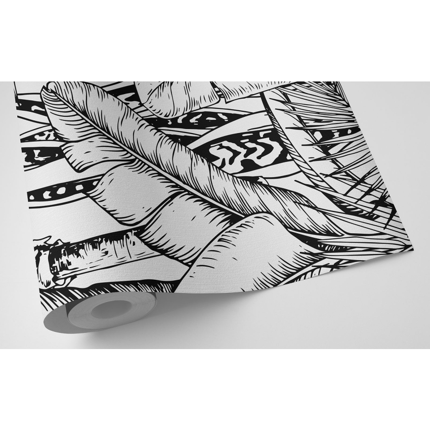 Papier peint motif XL - Motif botanique