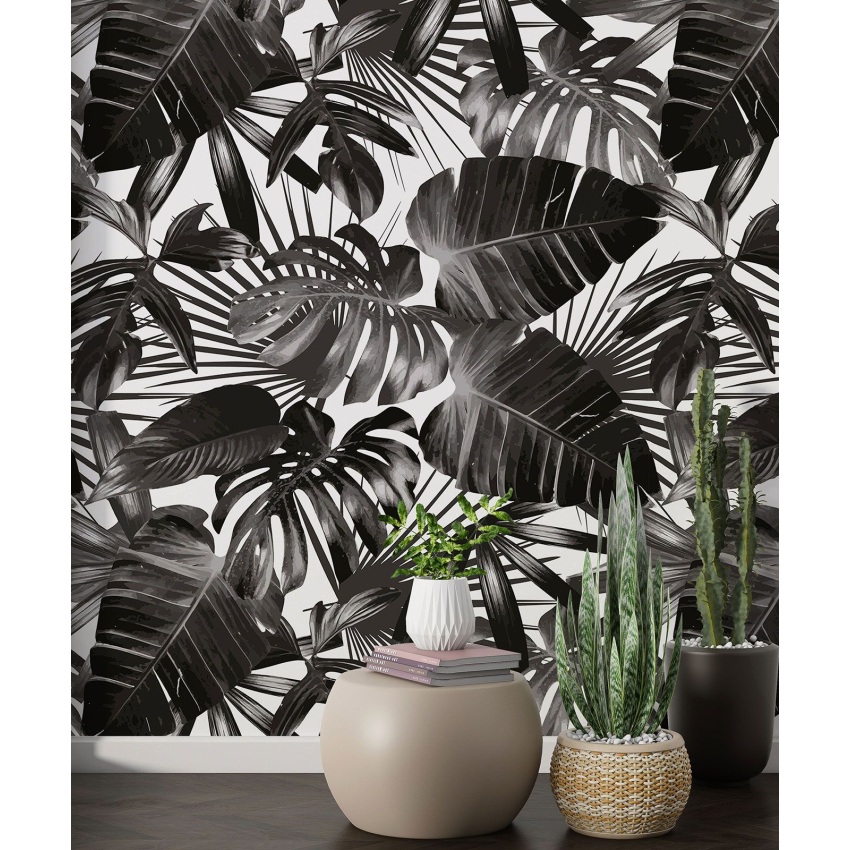 Papier peint motif XL - Motif botanique