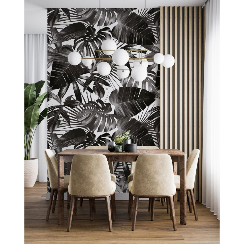 Papier peint motif XL - Motif botanique