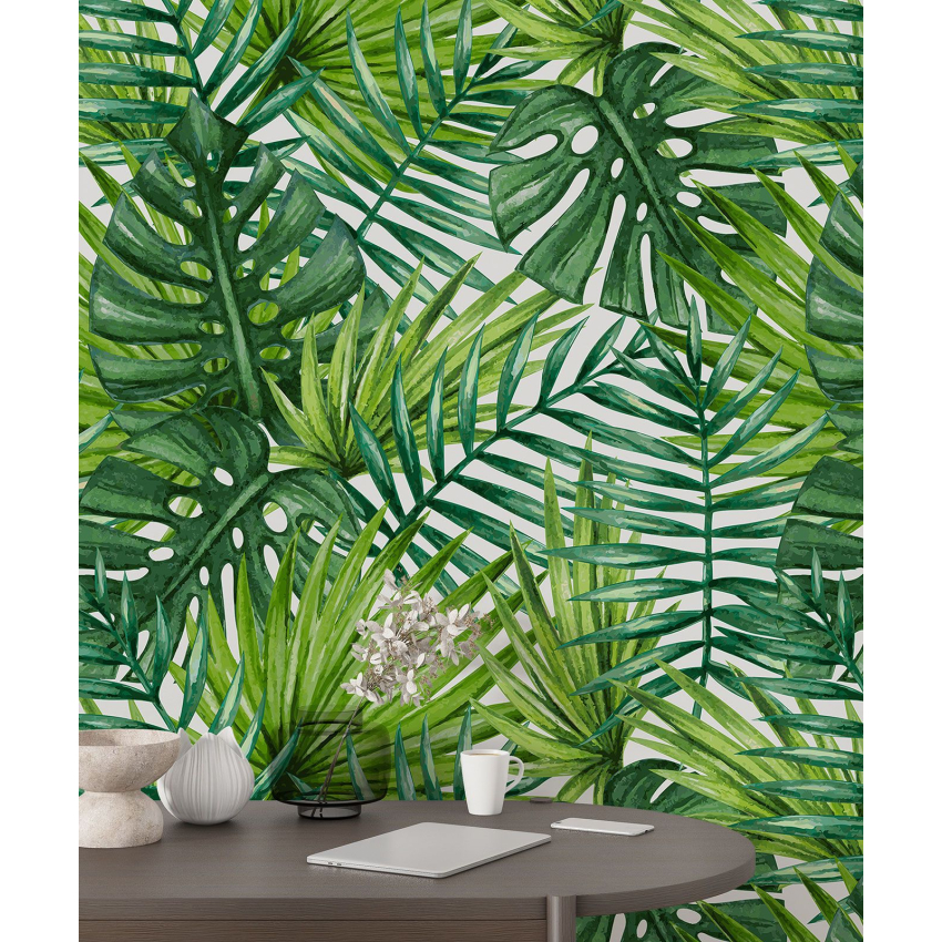Papier peint motif XL - Motif botanique
